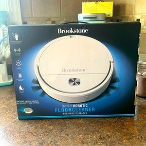 Brookstone 3-in-one Robotic Floor Cleaner